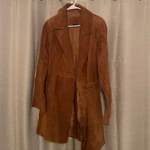 Heart moon star leather jacket